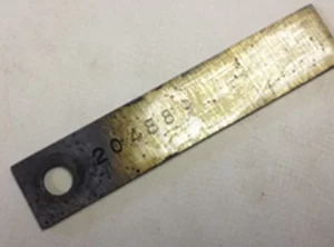 Coupon anticorrosion de 60 jours en acier doux après le traitement sans encrassement ni corrosion